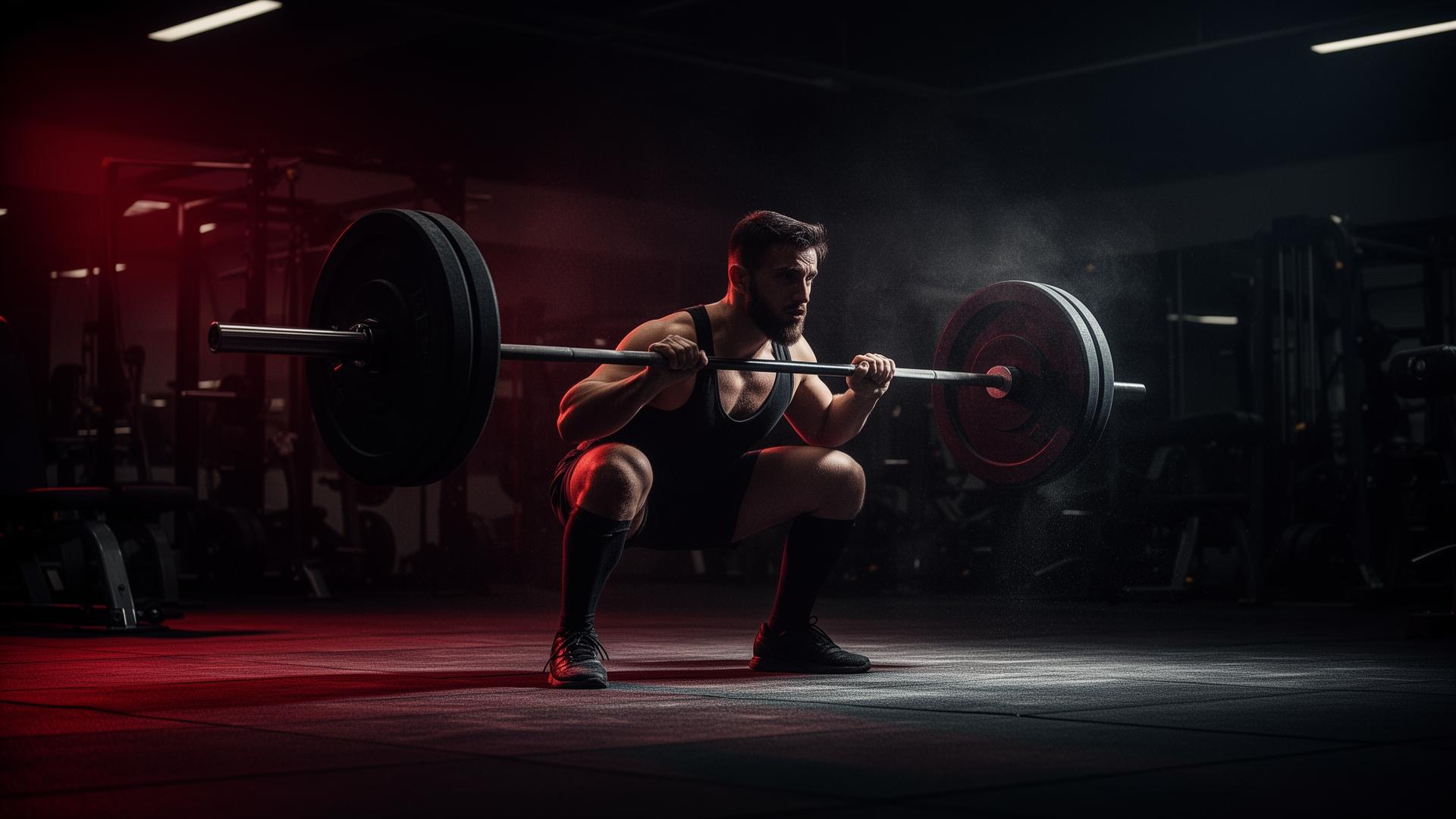 Athlete deadlifting in the Forge gym